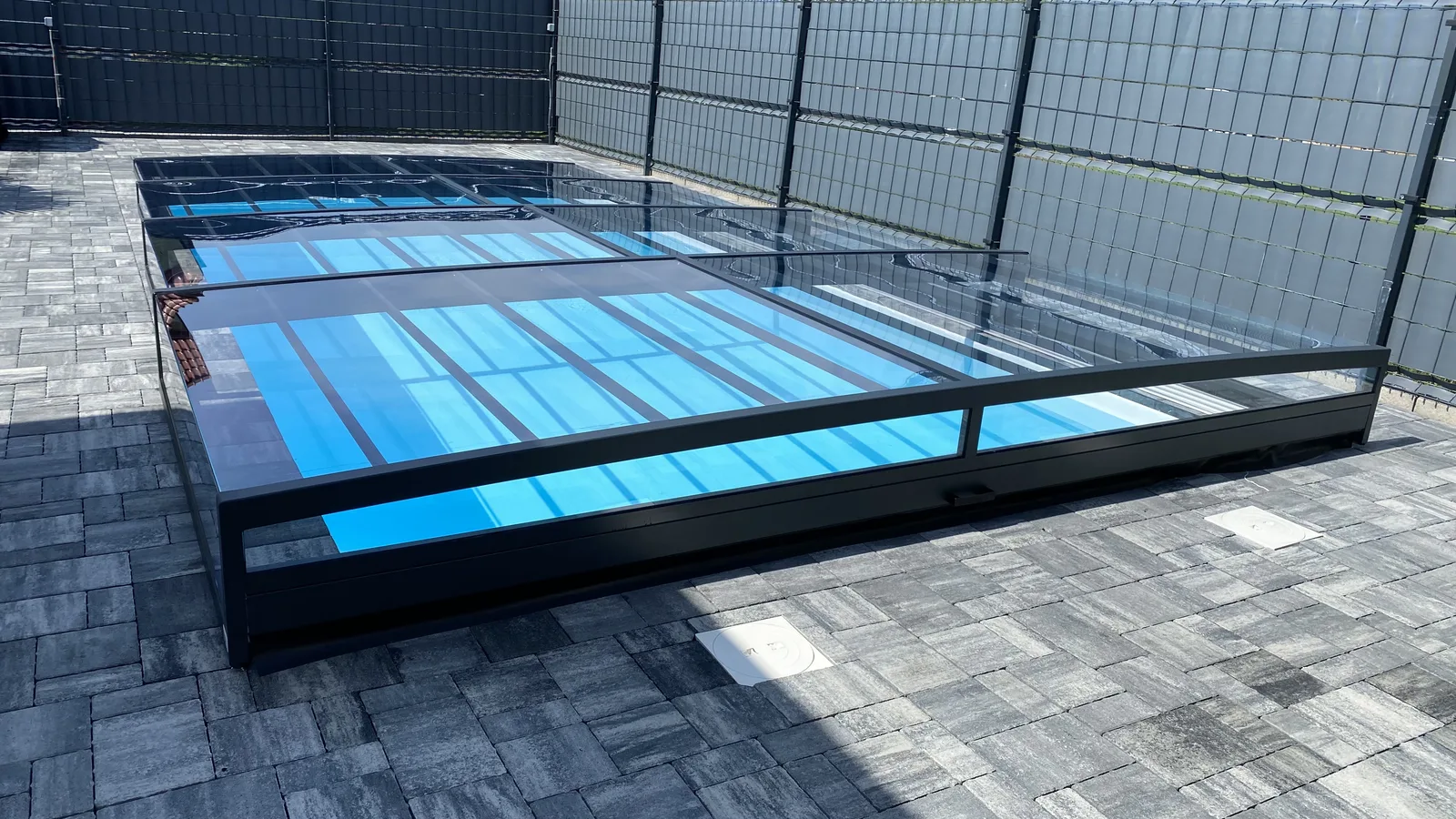 Zastrešenie bazéna Aquacomet — realizácia Techconsystems